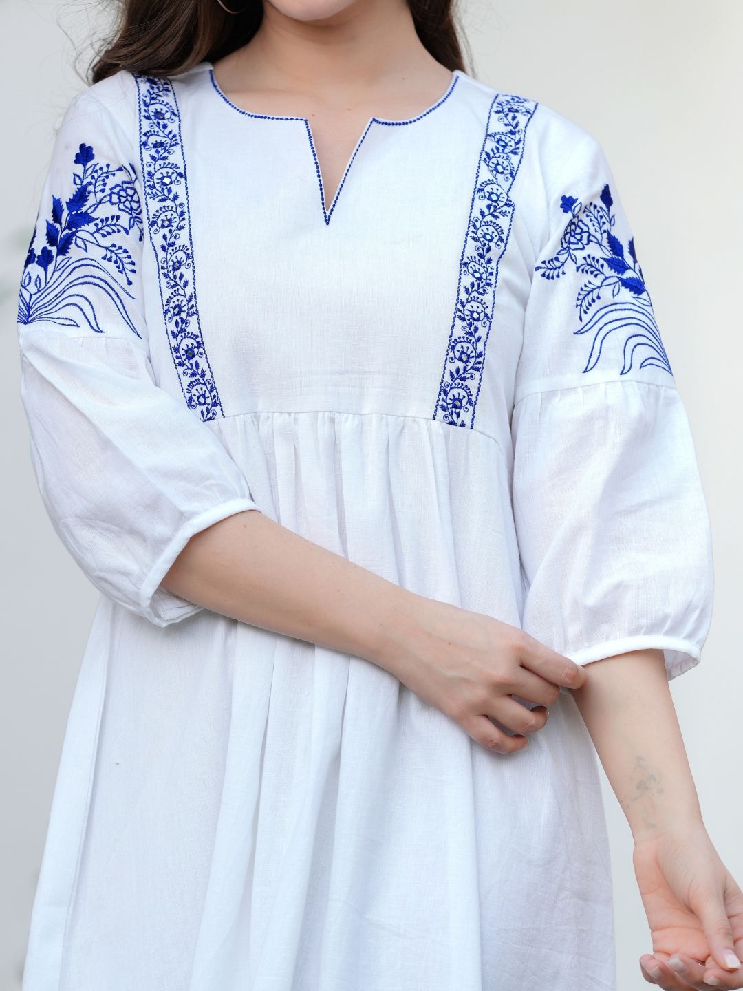Azure Blossom Dress