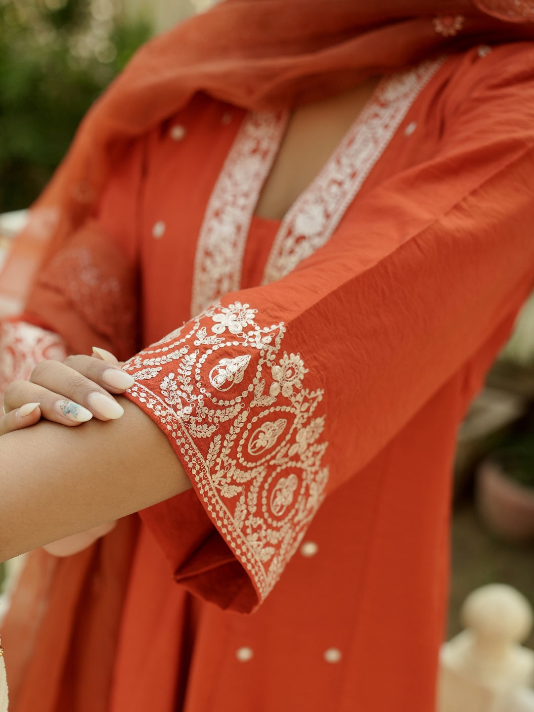 Saffron Glow Kurta Set