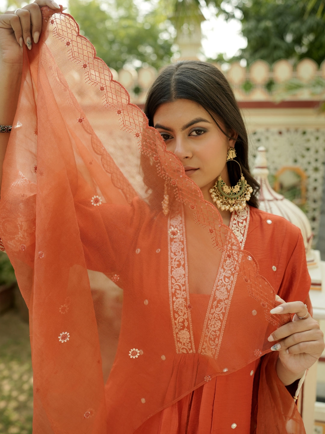 Saffron Glow Kurta Set