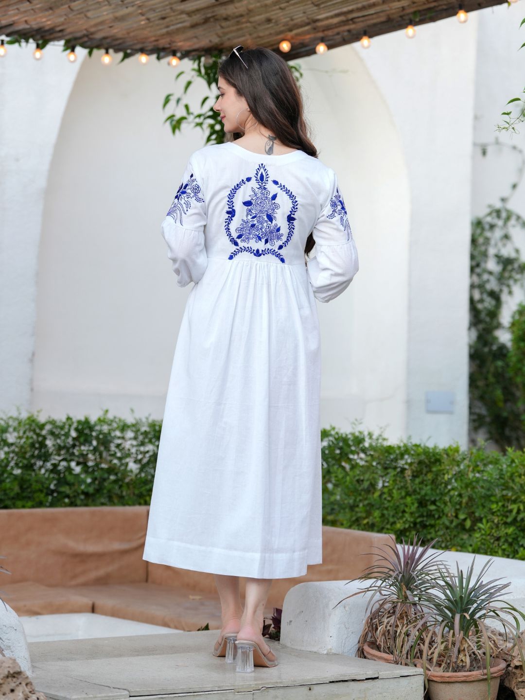 Azure Blossom Dress