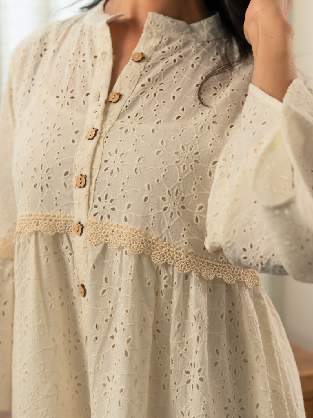 Schiffli Heart Dress