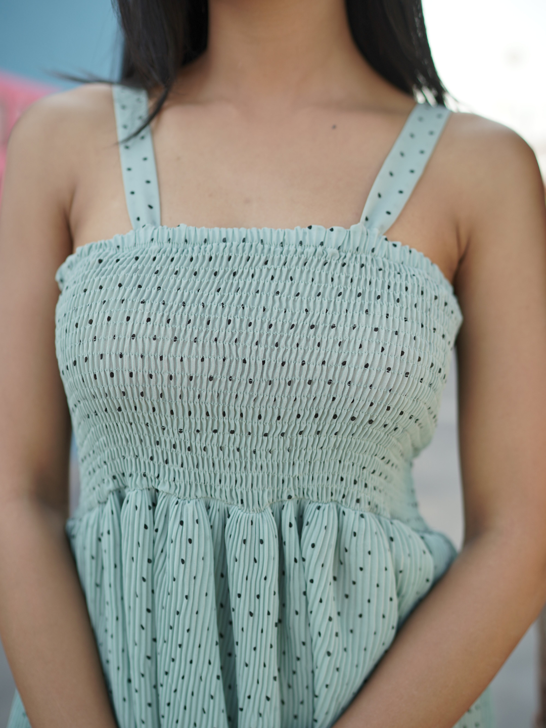 Polka Dots Short Dress